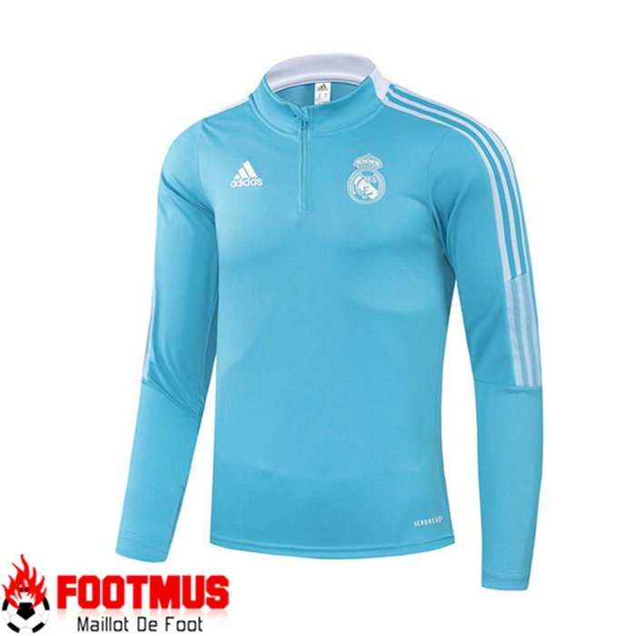 Sweatshirt Training Real Madrid Bleu 2021/2022