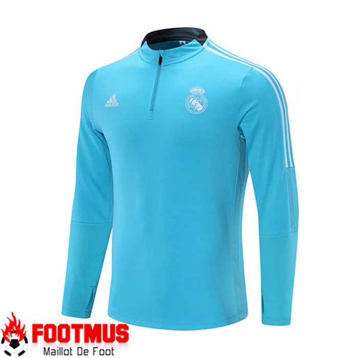 Sweatshirt Training Real Madrid Bleu Clair 2021/2022