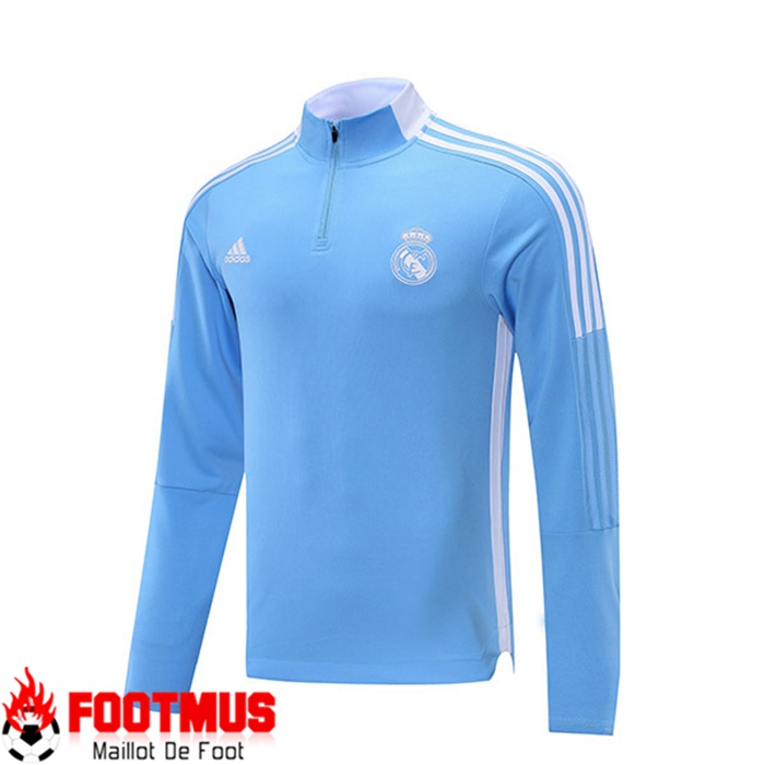Sweatshirt Training Real Madrid Bleu 2021/2022 -1