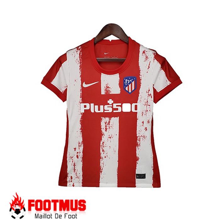 Solde Maillot de Foot Atletico Madrid Femme Domicile 2021/2022