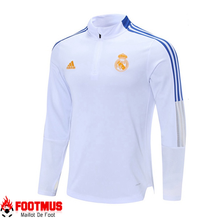 Sweatshirt Training Real Madrid Blanc 2021/2022