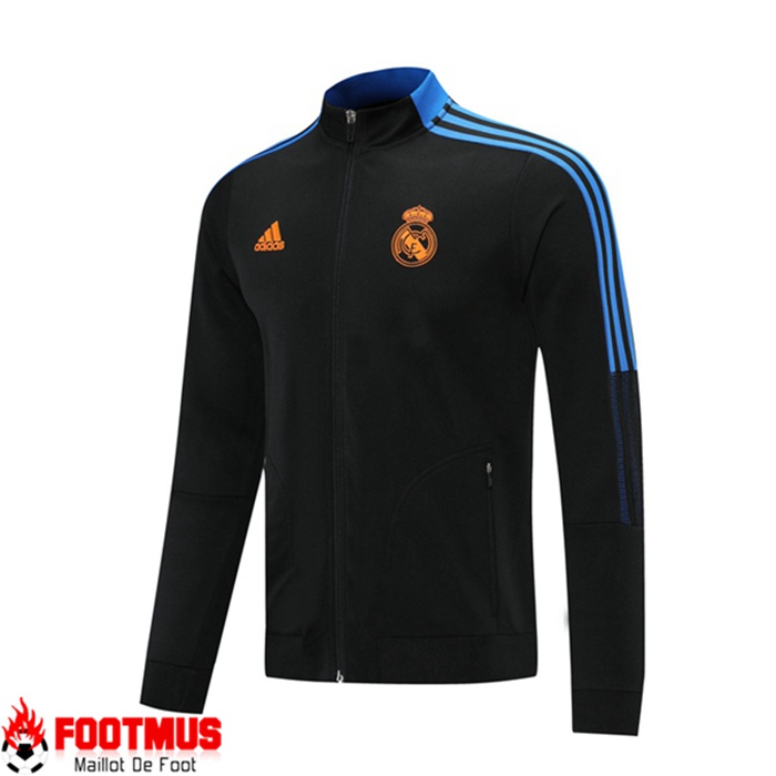 Nouveaux Veste Foot Real Madrid Noir 2021/2022