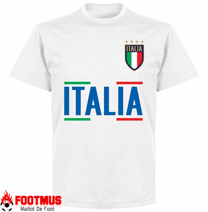 T-Shirts Italie UEFA Euro 2020 Champions Blanc - GXHTS04