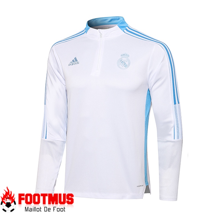 Sweatshirt Training Real Madrid Blanc 2021/2022