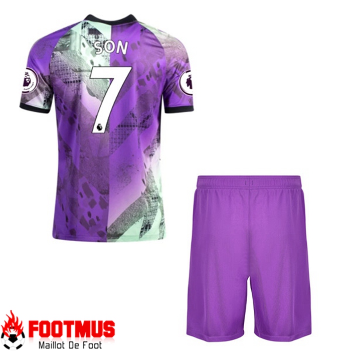 Maillot de Foot Tottenham Hotspur (Son Heung-Min 7) Enfant Third 2021/2022