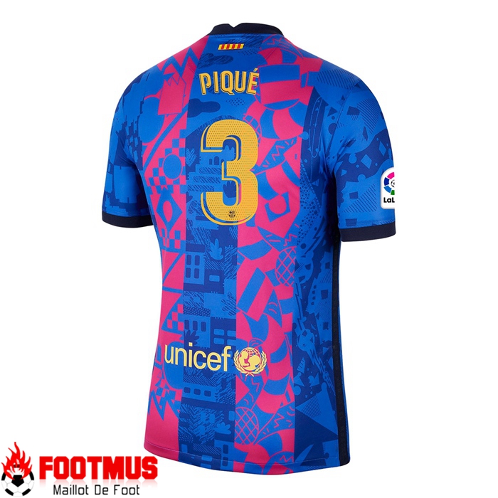 Maillot FC Barcelone (GERARD PIQUÉ 3) Third 2021/2022
