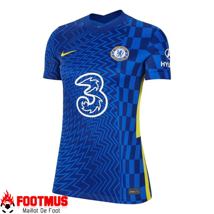 Maillot De Foot FC Chelsea Domicile Femme Bleu 2021/2022
