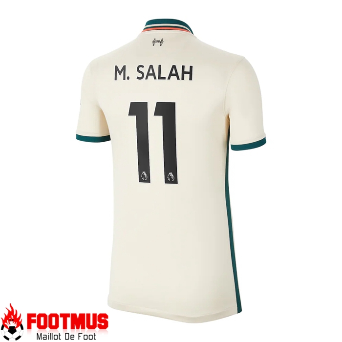 Maillot FC Liverpool（MOHAMED SALAH 11）Exterieur Femme Bronzer 2021/2022