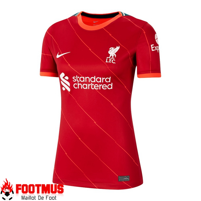 Maillot De Foot FC Liverpool Domicile Femme Rouge 2021/2022