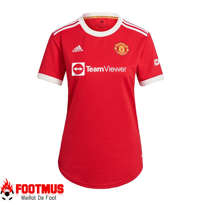Maillot De Foot Manchester United Domicile Femme Rouge 2021/2022