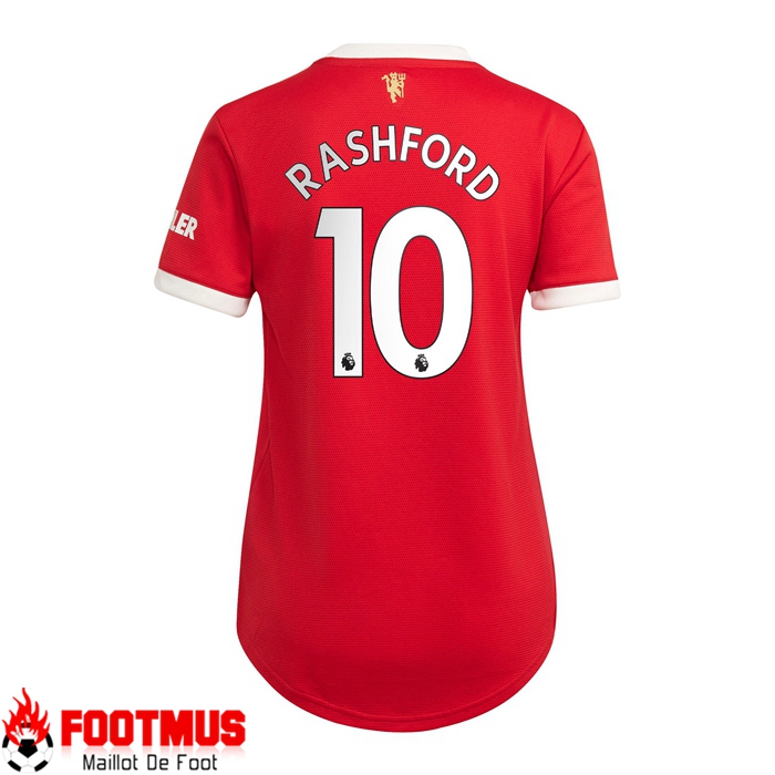 Maillot Manchester United (RASHFORD 10) Domicile Femme Rouge 2021/2022