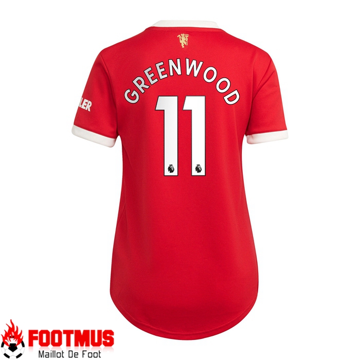 Maillot Manchester United (GREENWOOD 11) Domicile Femme Rouge 2021/2022