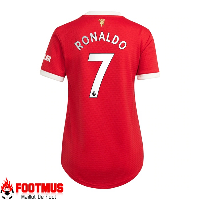 Maillot Manchester United (RONALDO 7) Domicile Femme Rouge 2021/2022