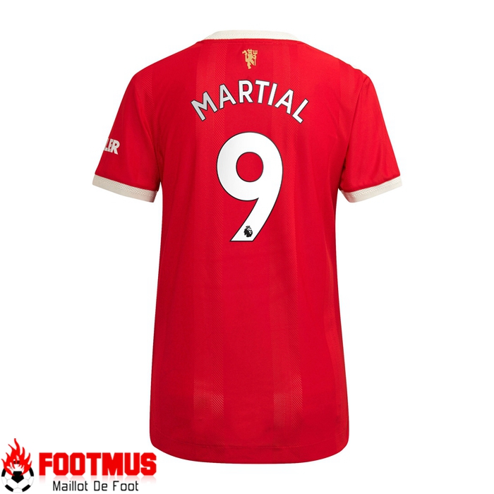 Maillot Manchester United (ANTHONY MARTIAL 9) Domicile Femme Rouge 2021/2022