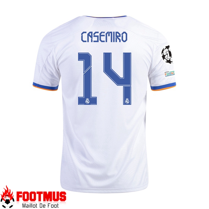 Maillot Real Madrid (CASEMIRO 14) Domicile Blanc 2021/2022