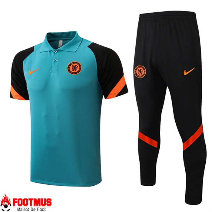 Ensemble Polo FC Chelsea + Pantalon Vert 2022/2023