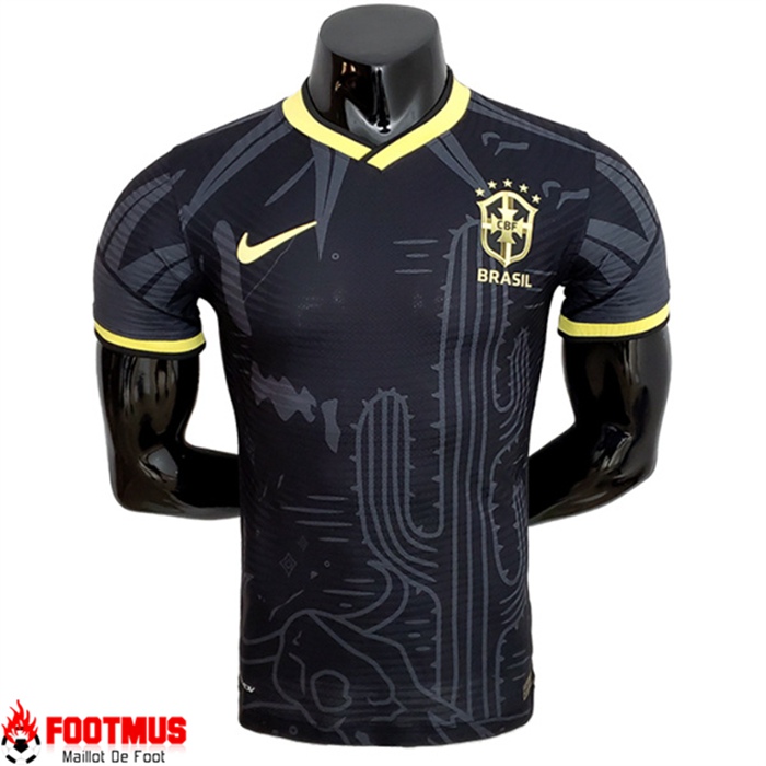 Boutique Maillot Equipe Foot Bresil Player Version Classic Jaune 2022/2023