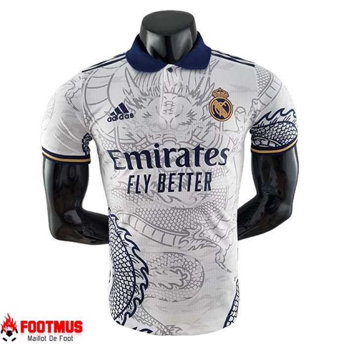 Maillot de Foot Real Madrid Chinese Dragon Blanc 2022/2023