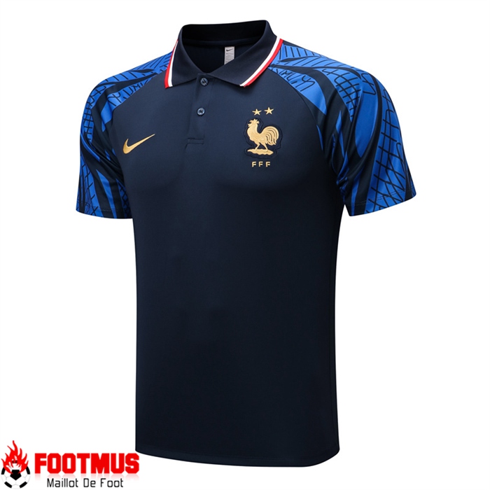 Polo Foot France Bleu Marin 2022/2023