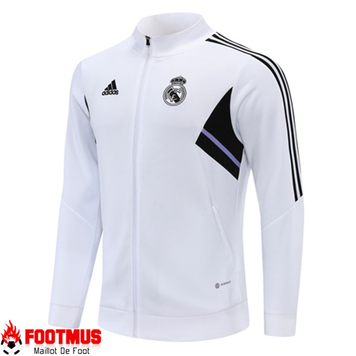Veste Foot Real Madrid Blanc 2022/2023
