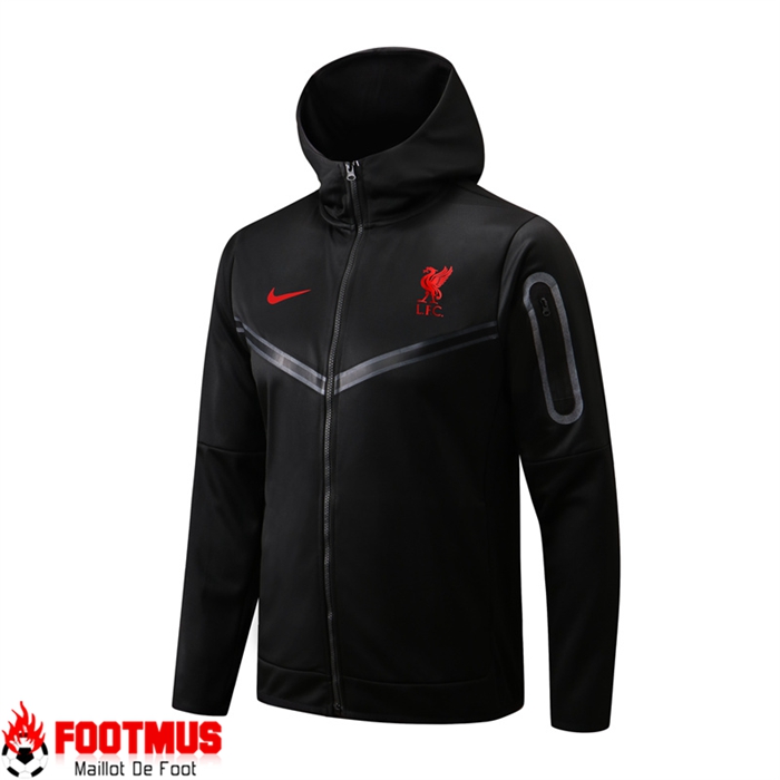 Veste A Capuche FC Liverpool Noir 2022/2023