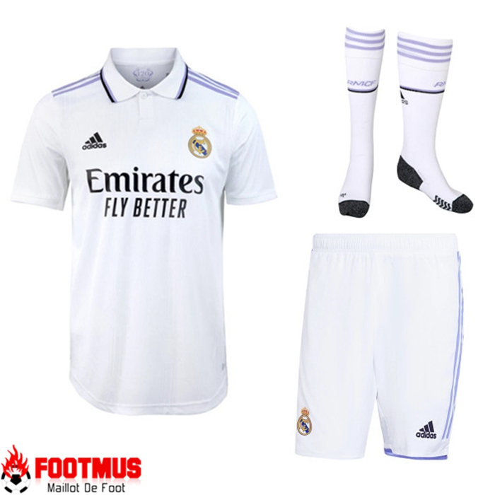 Ensemble Maillot Foot Real Madrid Domicile (Short + Chaussettes) 2022/2023