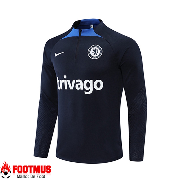 Sweatshirt Training FC Chelsea Noir 2022/2023