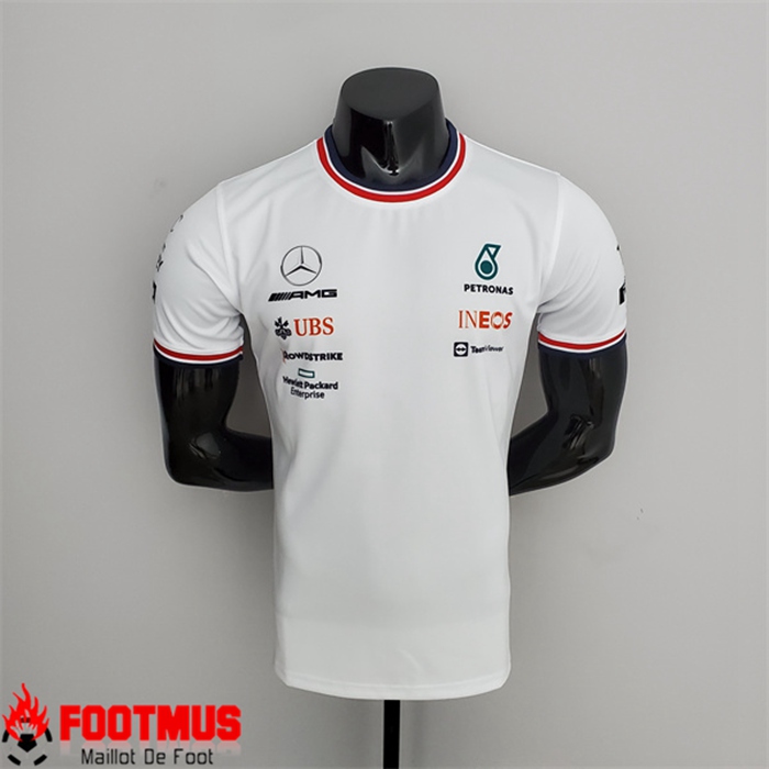 T-Shirt F1 Mercedes Benz Blanc 2022