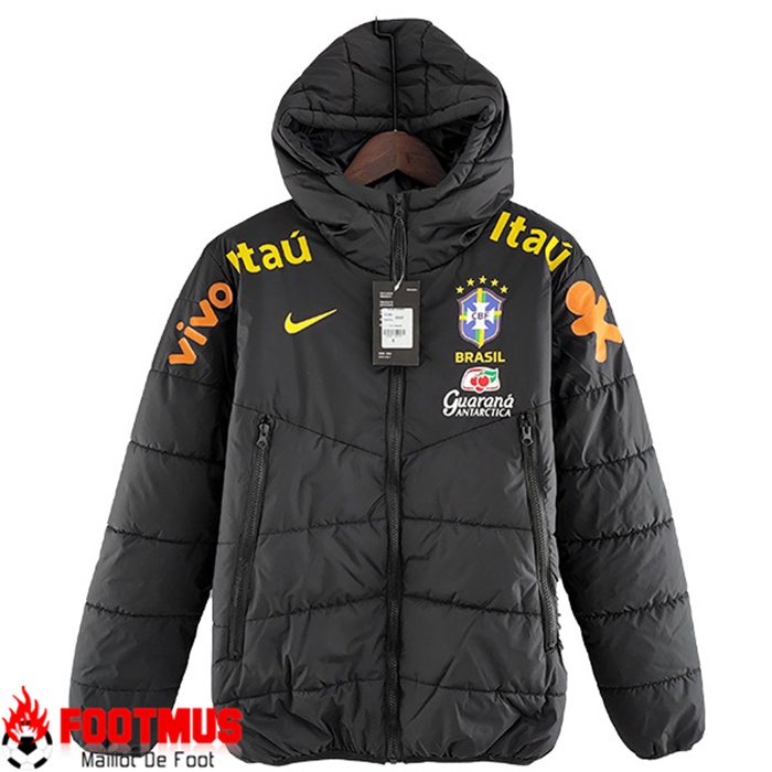Doudoune Du Foot Bresil Noir 2022/2023