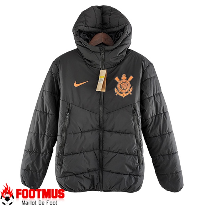 Doudoune Du Foot Corinthians Noir 2022/2023