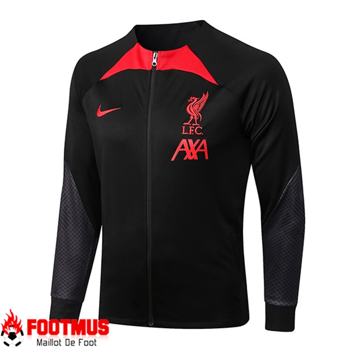 Veste Foot FC Liverpool Noir/Rouge 2022/2023