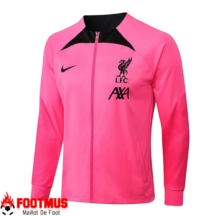 Veste Foot FC Liverpool Rose/Noir 2022/2023