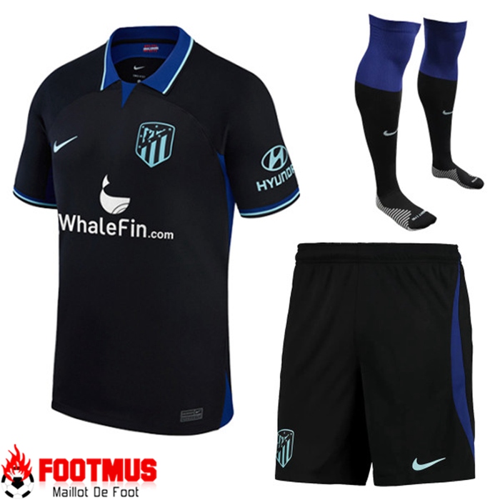 Ensemble Maillot Foot Atletico Madrid Exterieur (Short + Chaussettes) 2022/2023