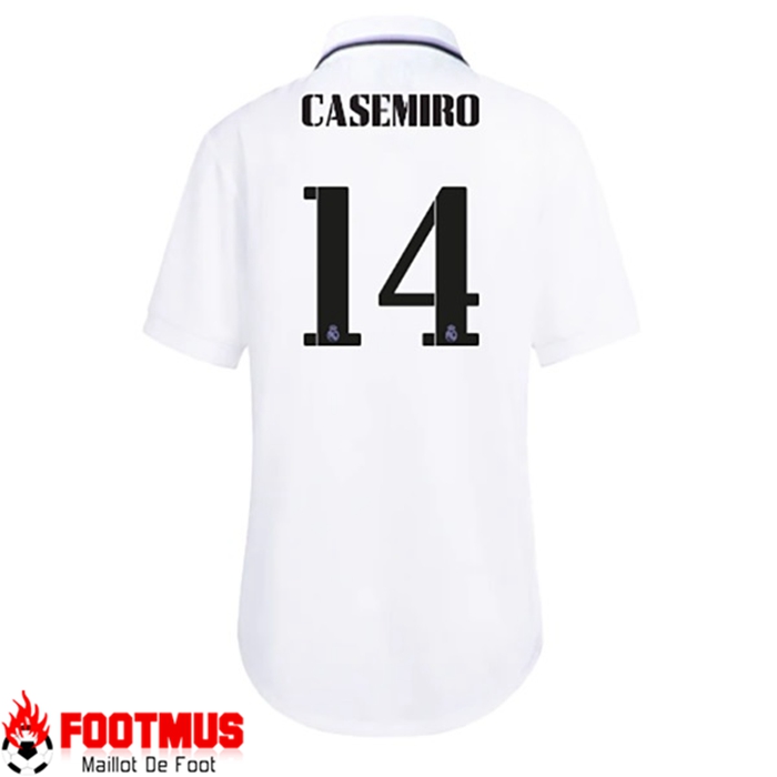 Maillot de Foot Real Madrid (CASEMIRO #14) 2022/23 Domicile