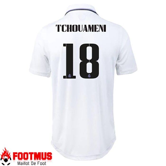 Maillot de Foot Real Madrid (TCHOUAMENI #18) 2022/23 Domicile