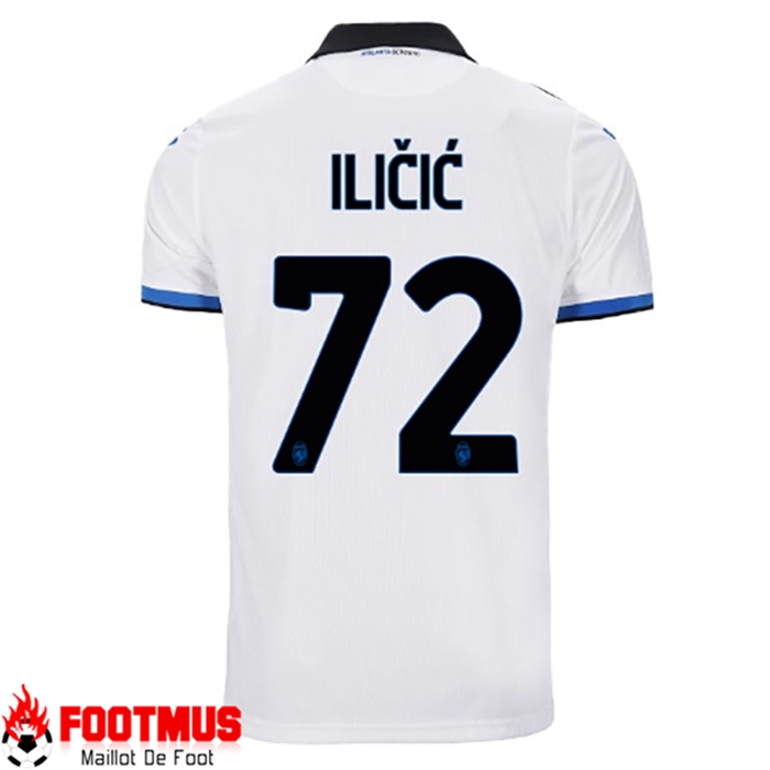 Maillot de Foot Atalanta (ILIČIĆ #72) 2022/23 Exterieur