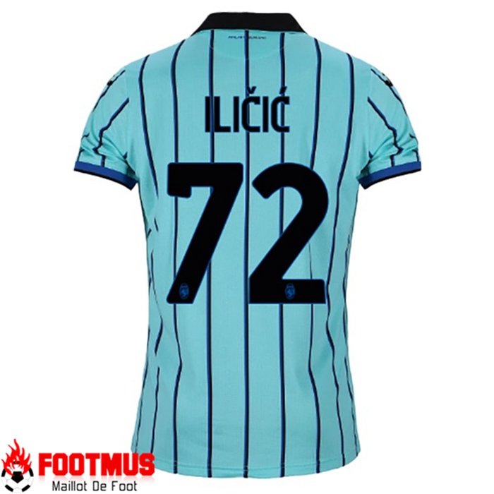 Maillot de Foot Atalanta (ILIČIĆ #72) 2022/23 Third
