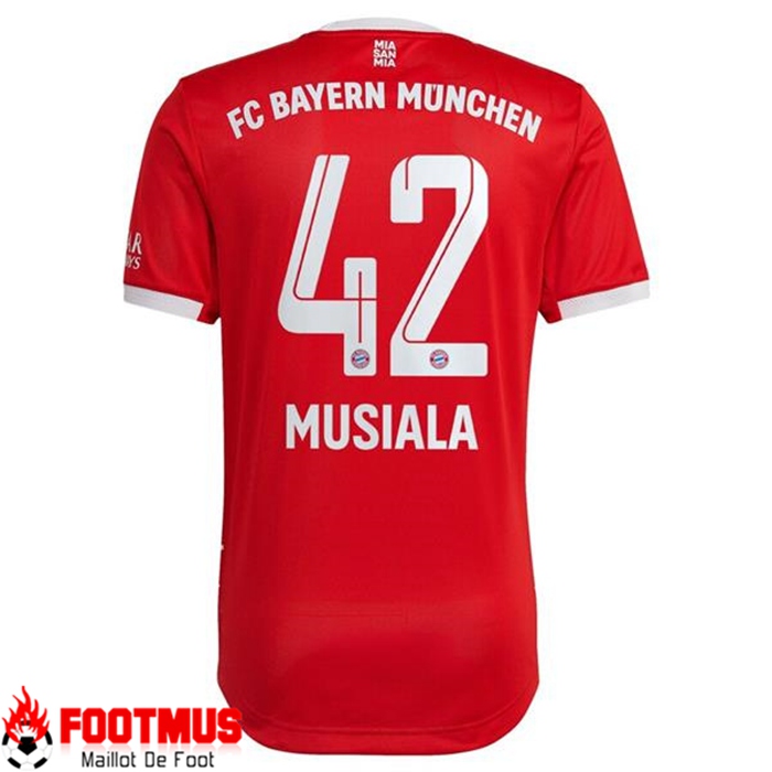 Maillot de Foot Bayern Munich (MUSIALA #42) 2022/23 Domicile