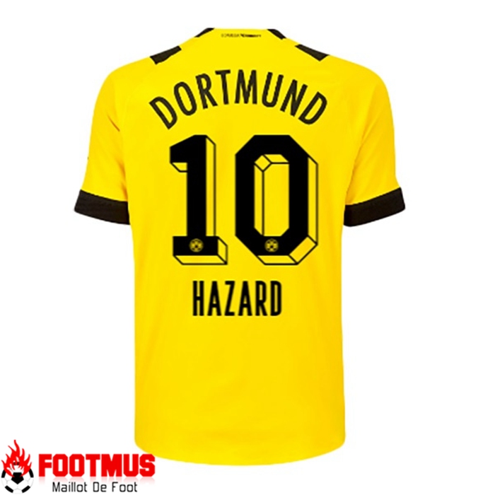 Maillot de Foot Dortmund BVB (HAZARD #10) 2022/23 Domicile