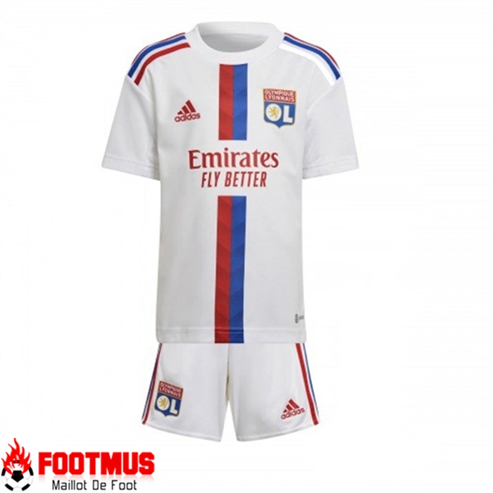 Nouveau Maillot de Foot Lyon Enfant Domicile 2022/2023