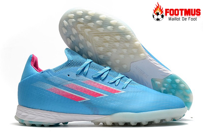 Image Adidas Chaussures de Foot X Speedflow.1 TF Bleu Pas Chere