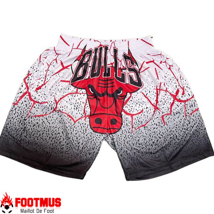 Shorts NBA Chicago Bulls Blanc