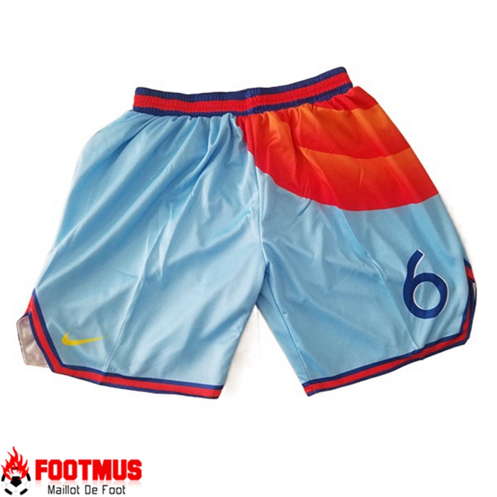 Shorts NBA Chicago Bulls Bleu Clair