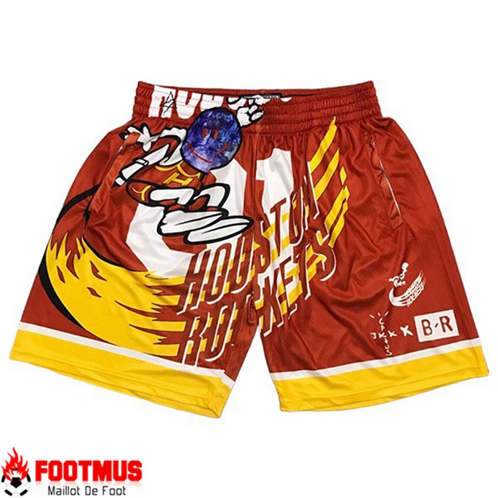 Shorts NBA Houston Rockets Rouge