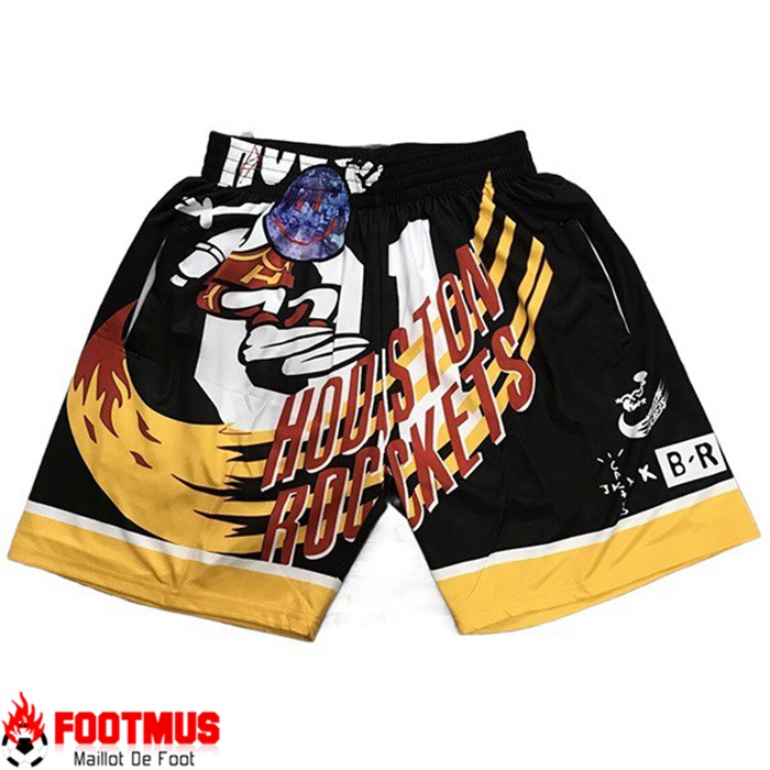 Shorts NBA Houston Rockets Noir