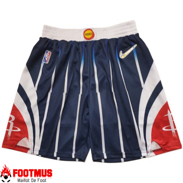Shorts NBA Houston Rockets Bleu Foncé