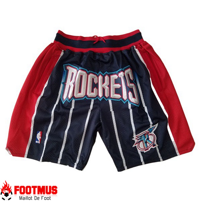 Shorts NBA Houston Rockets Bleu Foncé