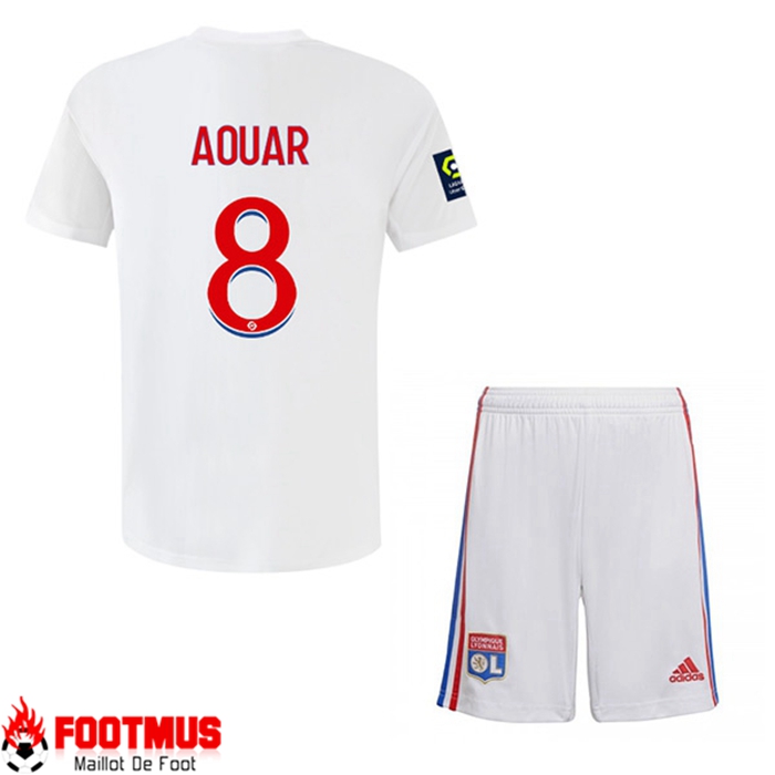 Maillot de Foot Lyon (AOUAR #8) Enfant Domicile 2022/2023