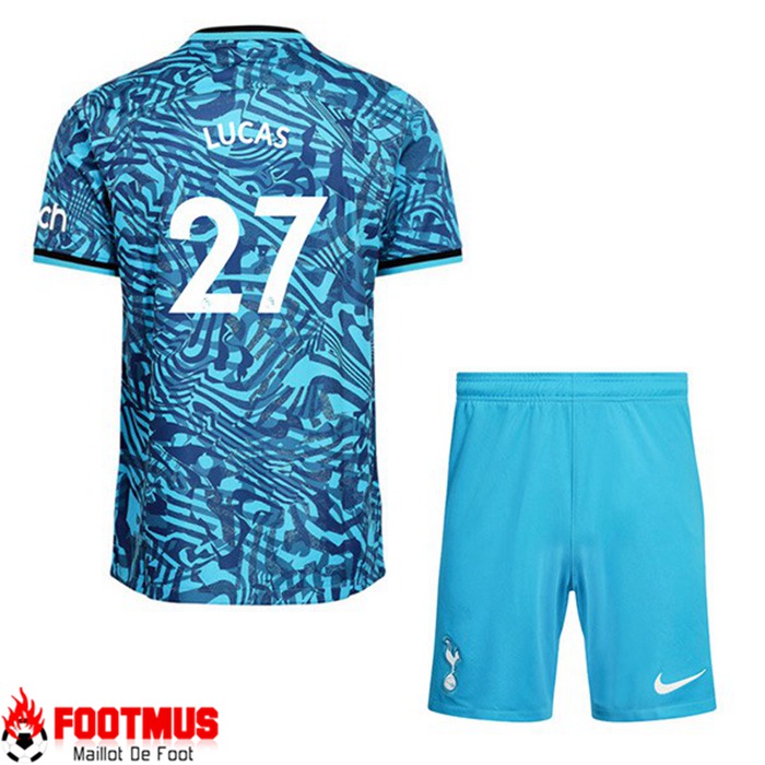 Maillot de Foot Tottenham Hotspur (LUCAS #27) Enfant Third 2022/2023