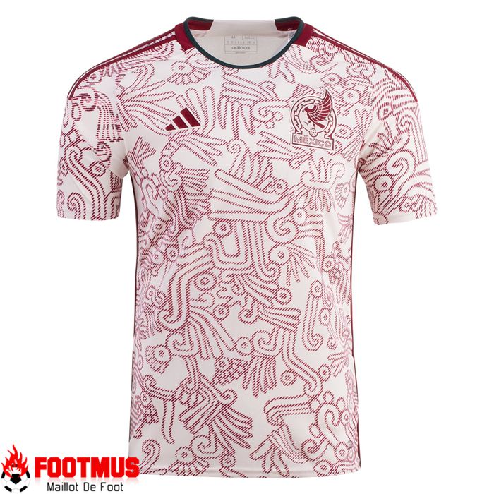 Nouveau Maillot Equipe Foot Mexique Exterieur Coupe du monde 2022
